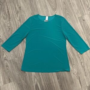 Layering Top in Green/Teal 3032